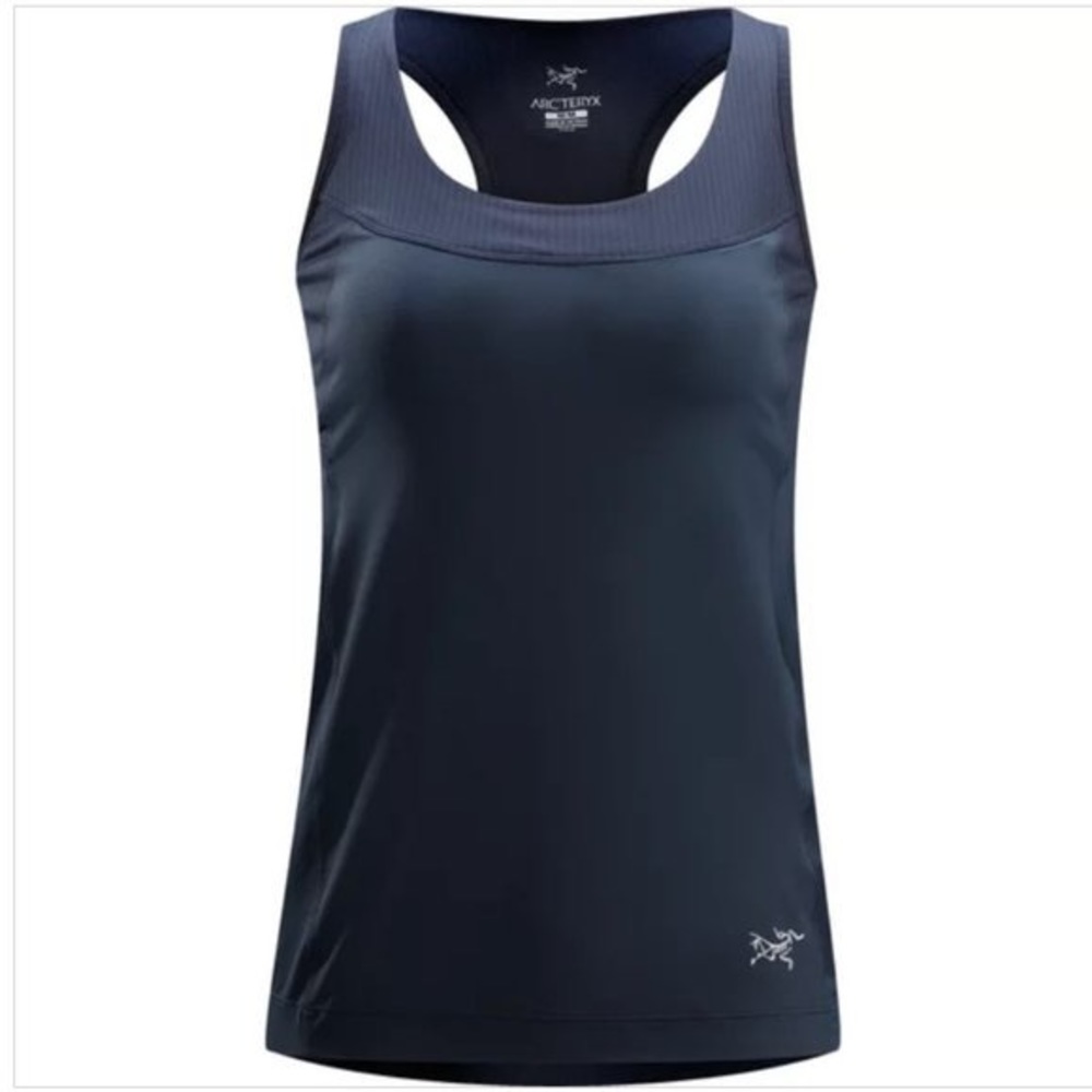 Arc'teryx Cita Sleeveless Tank Top Navy Blue Size Medium Athletic Outdoor Hiking